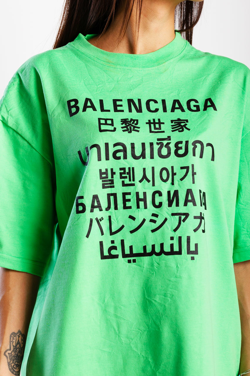 BALENCIAGA — OVERSIZED T-SHIRT WITH 