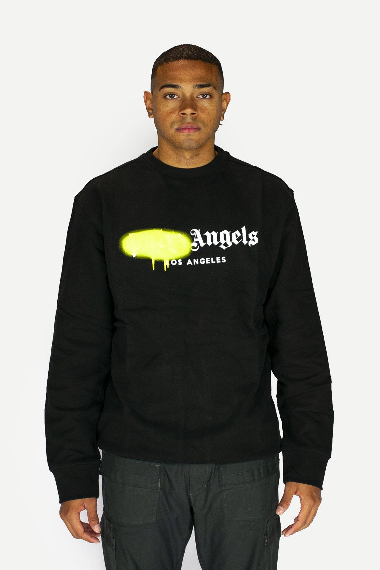 PALM ANGELS — LOS ANGELES SPRAYED LOGO 